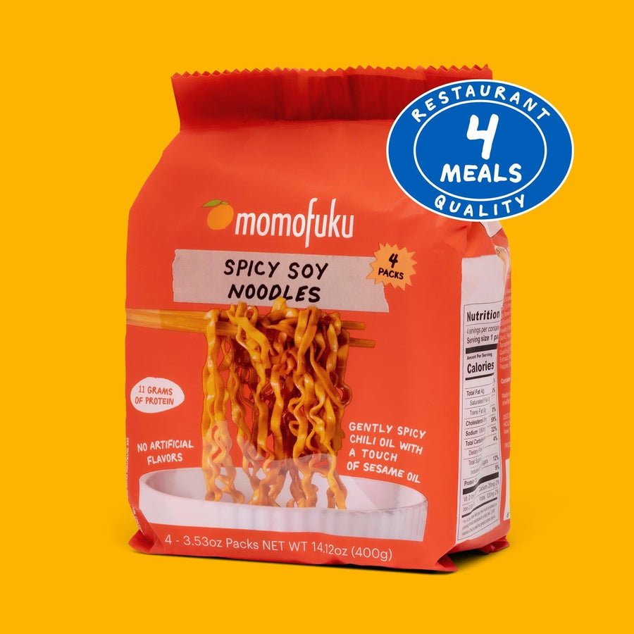 Spicy Soy Noodles | 4 Packs - Airy Timeless Packs Assortment