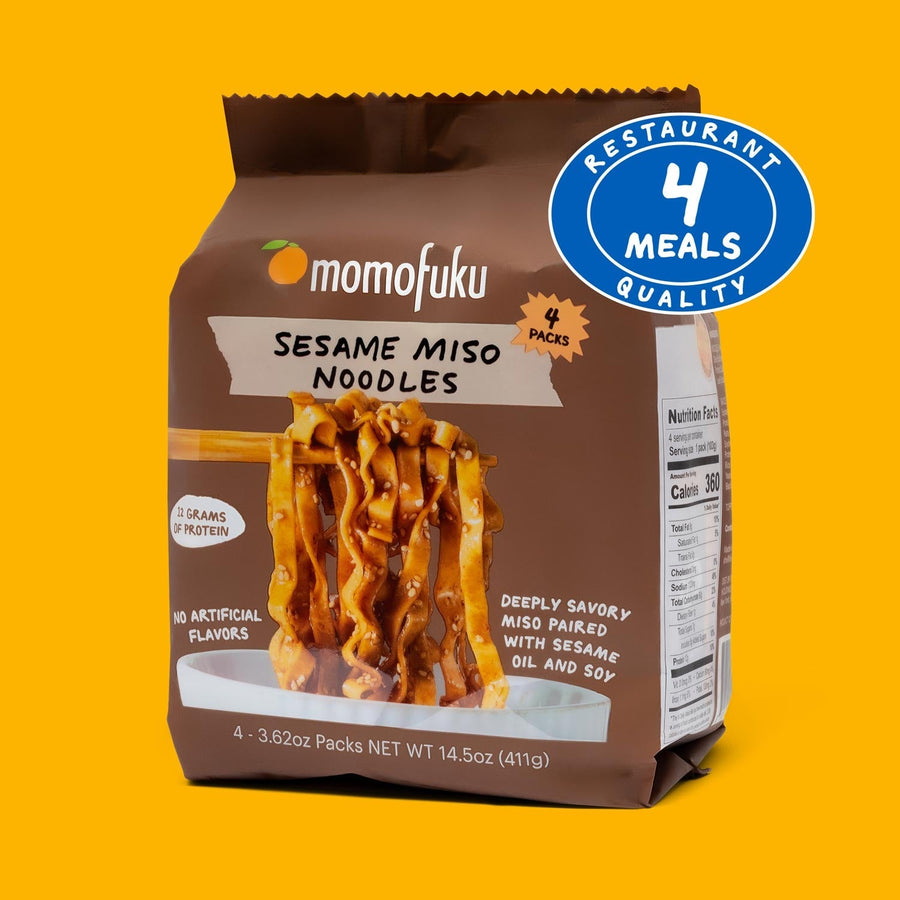 Sesame Miso Noodles | 4 Packs - Airy Wearable Packs Assortment