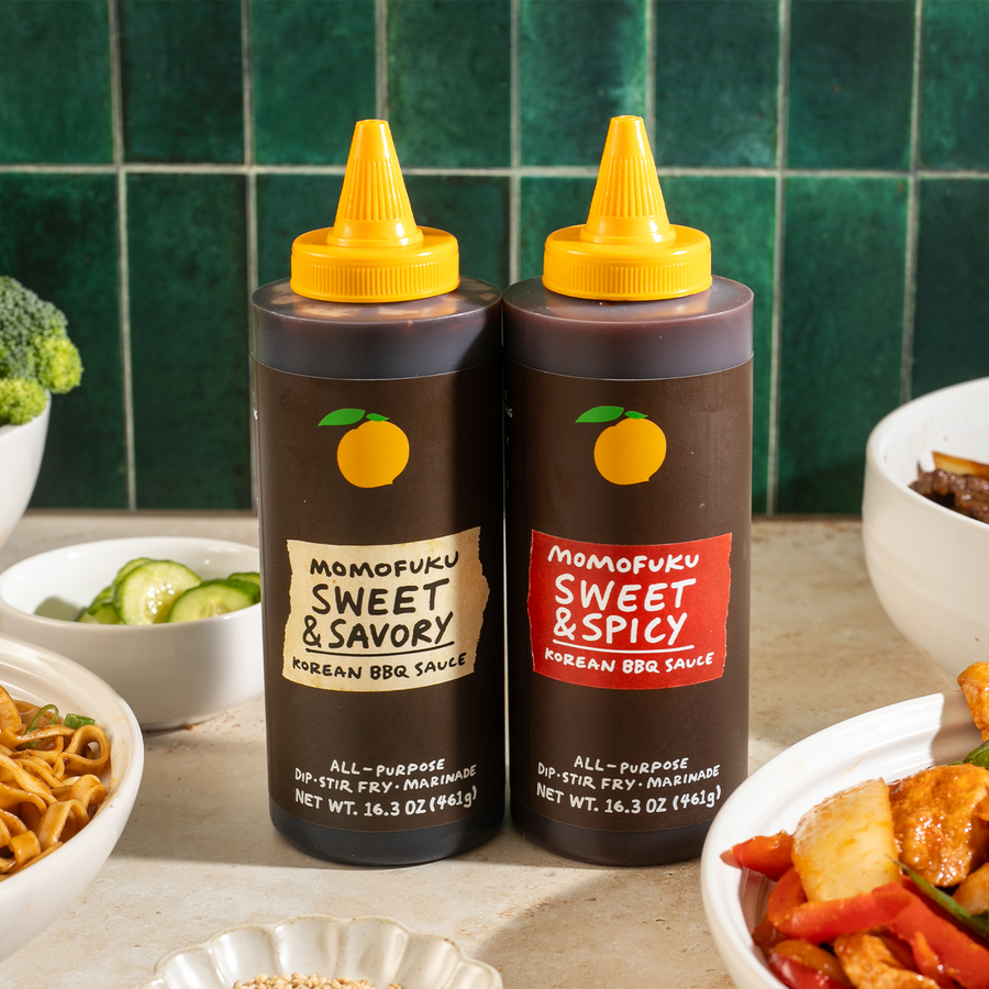 Korean BBQ Sauce Duo - Bright Coordinated Duo Assortment