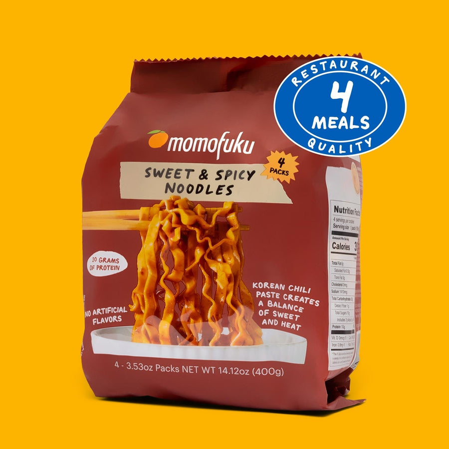 Sweet & Spicy Noodles | 4 Packs - Airy Joyful Packs Assortment